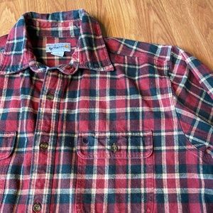 Carhartt Heavy Flannel Plaid Shirt Men’s Size L